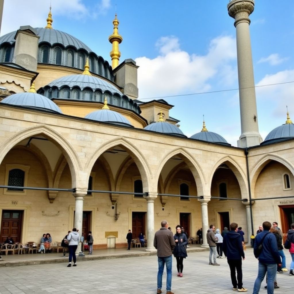 Bursa Yeşil Camii ziyareti rehberli tur grubu
